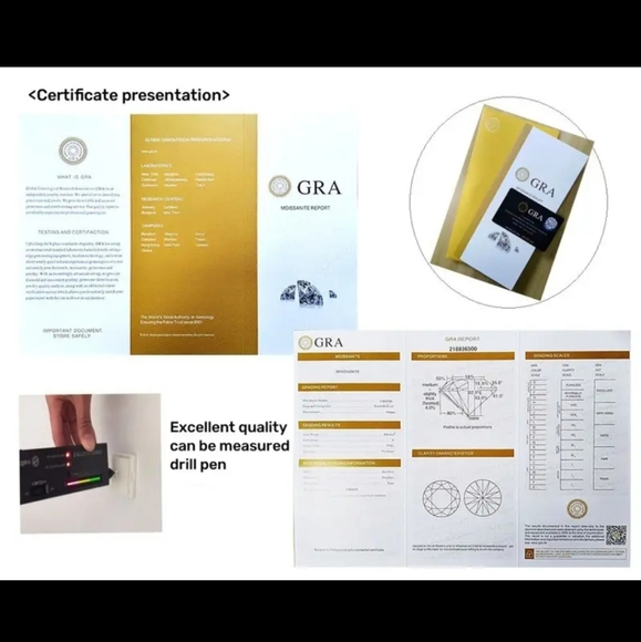 Certified 1 CT Diamond Pendant Necklace. - Picture 7 of 8